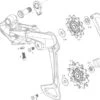 SRAM Pièces Détachées Pour Dérailleur Arrière XX1 / X01 Eagle 1x12