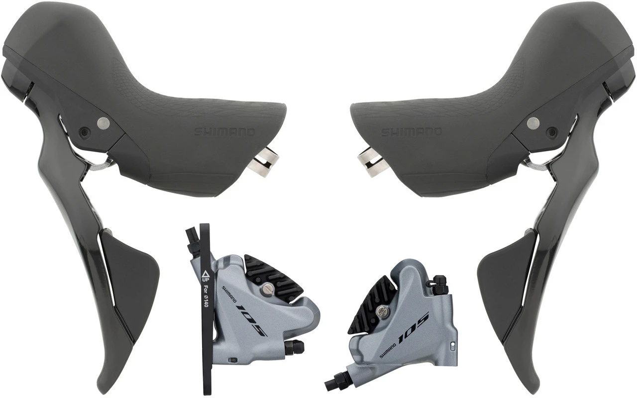 Shimano Set De Freins à Disque Av+arr 105 BR-R7070 + ST-R7025 4 Shimano Set De Freins à Disque Av+arr 105 BR-R7070 + ST-R7025 – Image 2