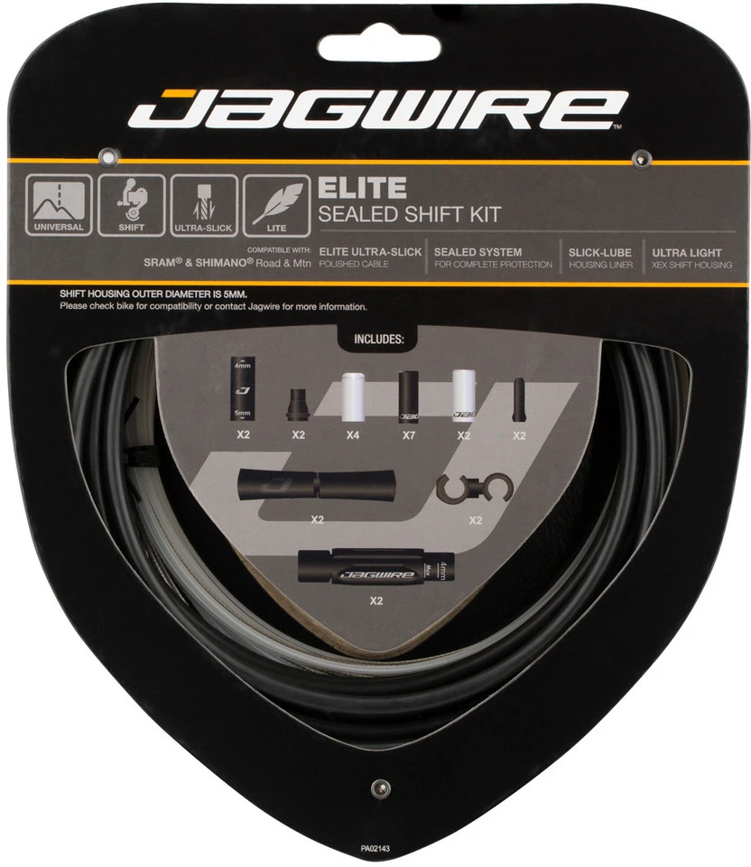 JAGWIRE Set De Câble De Vitesses 2X Elite Sealed 3 JAGWIRE Set De Câble De Vitesses 2X Elite Sealed