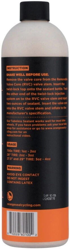 Orange-seal Fluide D'Étanchéité Regular Sealant -Magasin De Sport De Vélo 329063