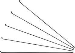 Sapim Rayons Race J-Bend Pour Rohloff + Écrous - 5 Pièces