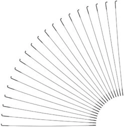 Sapim Rayons CX-Ray J-Bend + Écrous - 20 Pièces